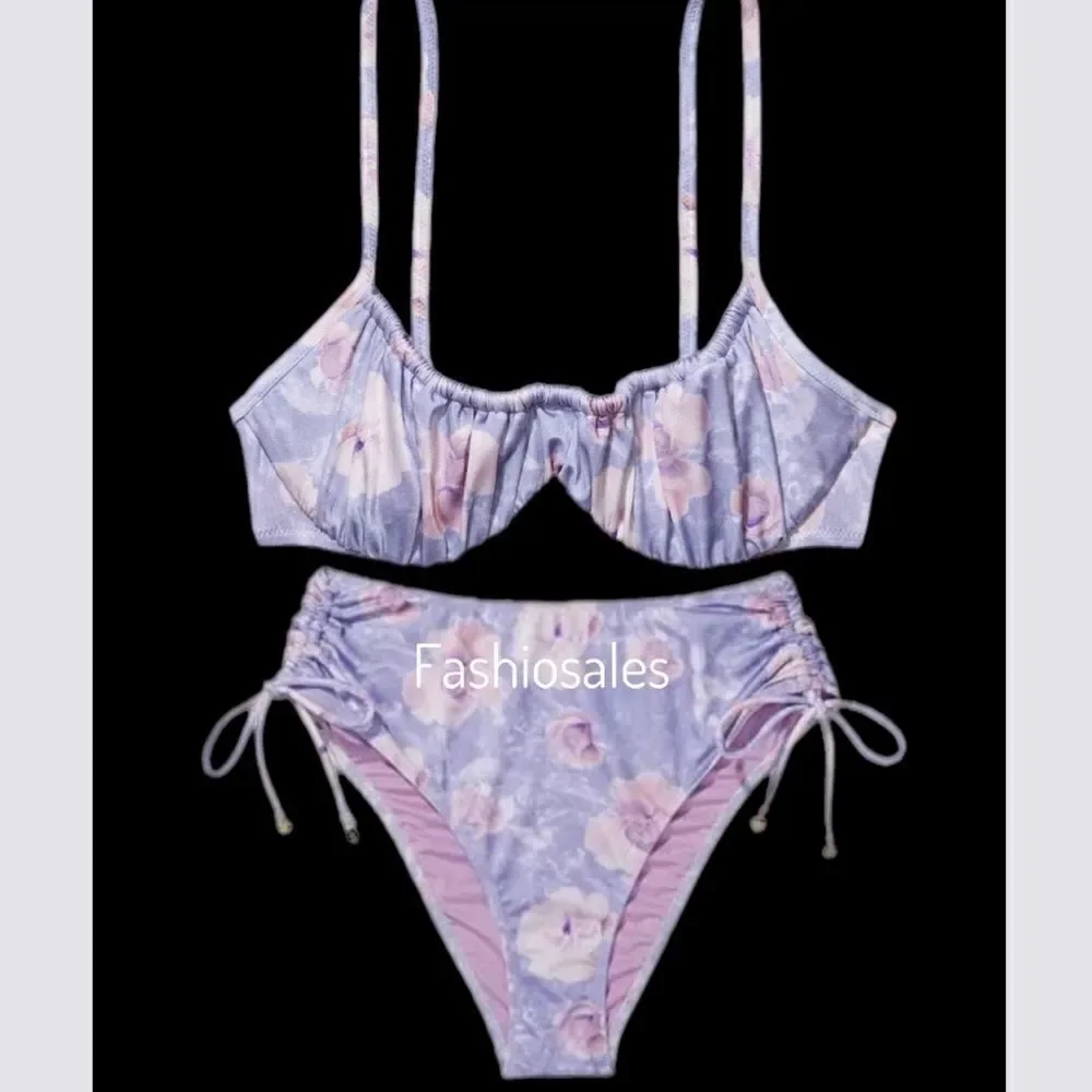 Victorias Secret Set Ruched Wicked Push Up without padding Bikini Top & bottom